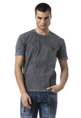 Erkek Regular Fit Bisiklet Yaka Kısa Kollu Basic Tişört CT808