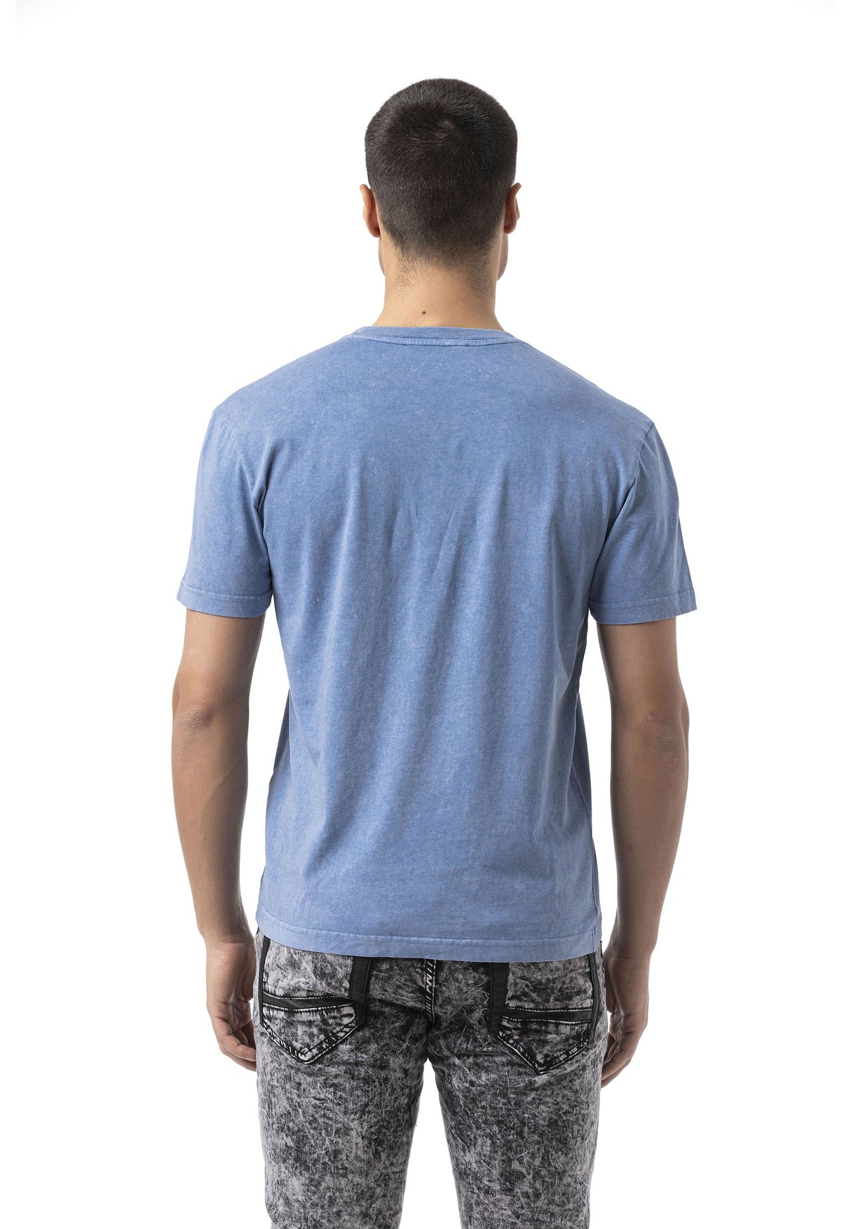 Erkek Regular Fit Bisiklet Yaka Kısa Kollu Basic Tişört CT808