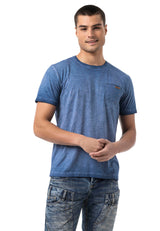 Erkek Regular Fit Bisiklet Yaka Kısa Kollu Tişört CT810