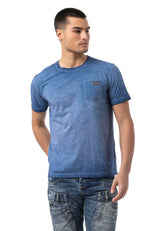 Erkek Regular Fit Bisiklet Yaka Kısa Kollu Tişört CT810