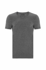 CU106 V Yaka  Basic Slim Fit Erkek Tişört Atlet