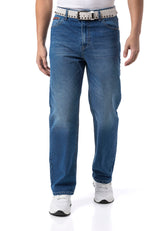 Erkek Baggy Fit Rahat Kesim Streetwear Tarz Pantolon CD903