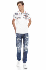 CD670 Cep Detaylı Destroyed Straight Fit Erkek Jean Pantolon