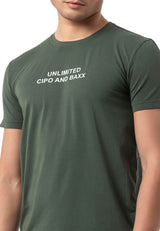 Erkek Regular Fit Baskılı Pamuklu T-shirt CT827