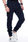 CD422 Kargo Cep Lastikli Dar Paça Kamuflaj Pantolon