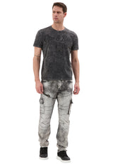 Erkek Vintage Görünümlü Regular Fit T-Shirt CT833