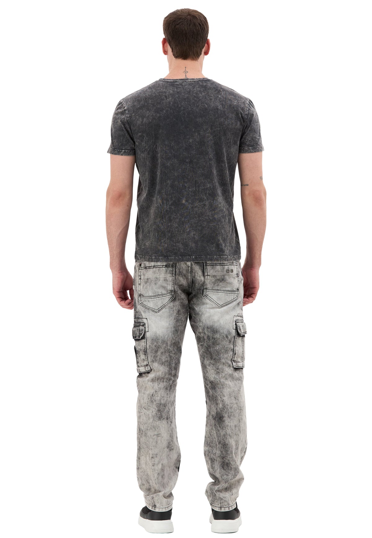 Erkek Vintage Görünümlü Regular Fit T-Shirt CT833