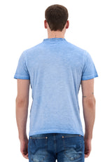Hakim Yaka Düğmeli Basic Erkek T-Shirt CT835