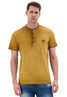 Hakim Yaka Düğmeli Basic Erkek T-Shirt CT835