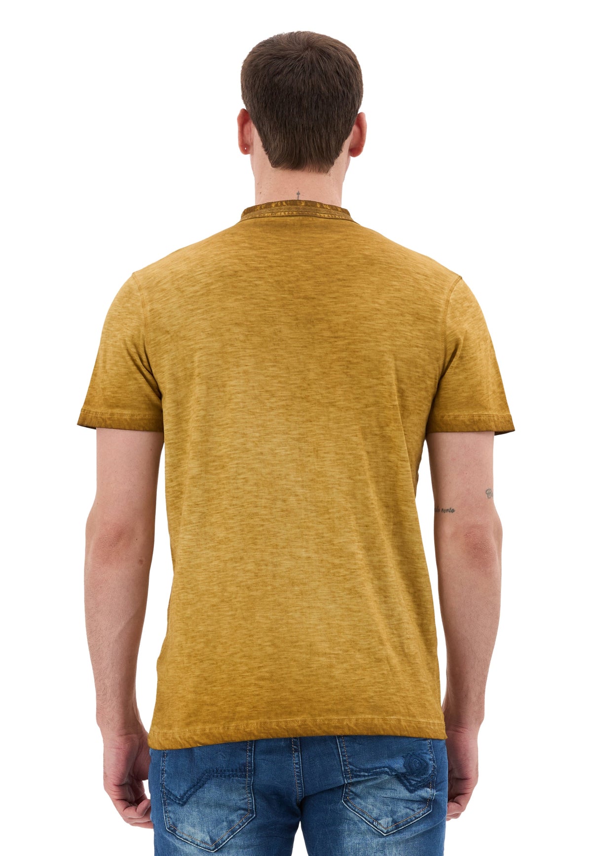 Hakim Yaka Düğmeli Basic Erkek T-Shirt CT835