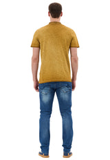 Hakim Yaka Düğmeli Basic Erkek T-Shirt CT835