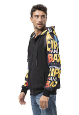 CL589 Erkek Hoodie Sweatshirt –Modern Baskılı, Kapüşonlu, Rahat Kesim Mevsimlik Sweatshirt