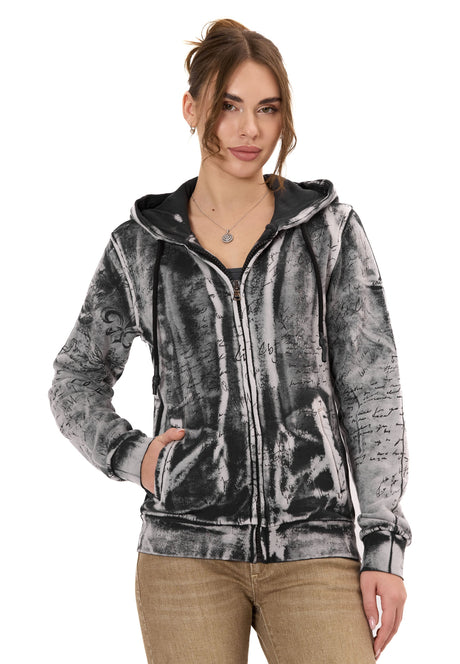 WL379 Kadın Hoodie Sweatjacket – Cipo&Baxx | Şık, Rahat ve Modern Tasarım