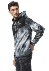 CL593 Erkek Hoodie Sweatshirt – Modern Baskılı, Kapüşonlu, Rahat Kesim Sweatshirt