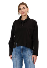 WL369 Kadın Kapüşonlu Hoodie Sweatshirt Rahat Şık ve Sokak Stiline Uygun