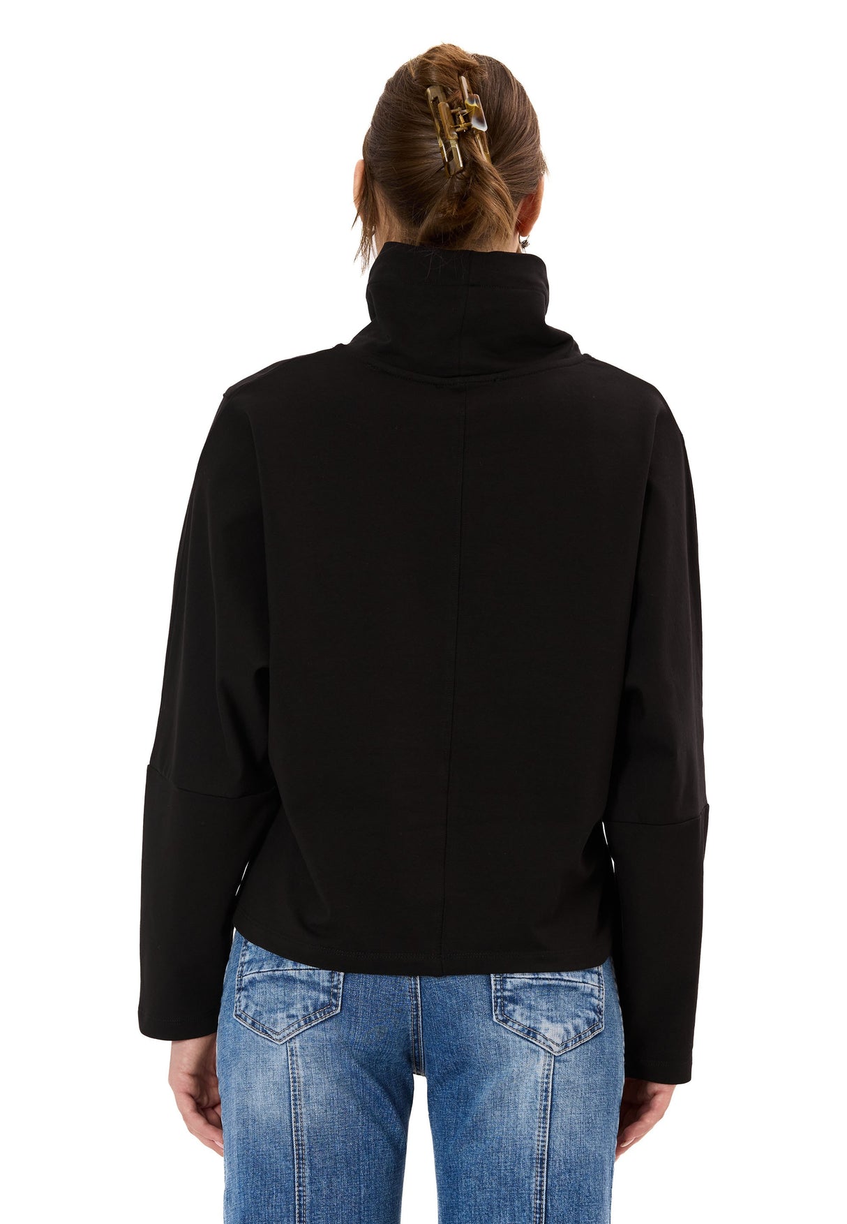 WL369 Kadın Kapüşonlu Hoodie Sweatshirt Rahat Şık ve Sokak Stiline Uygun