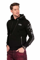 CL303 Baskılı Kapşonlu Erkek Hoodie