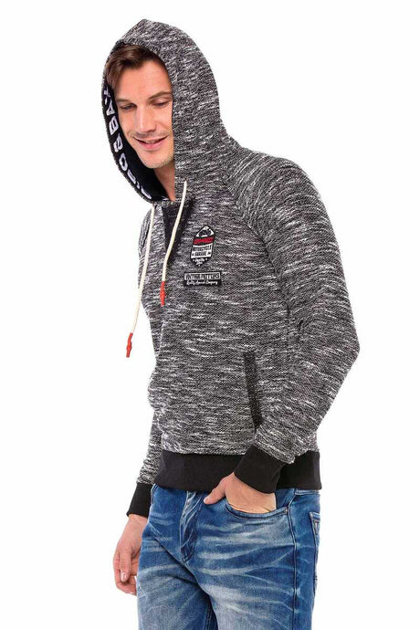 CL362 Örme Kapşonlu Slim Erkek Sweatshirt