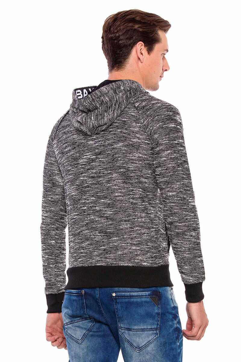 CL362 Örme Kapşonlu Slim Erkek Sweatshirt