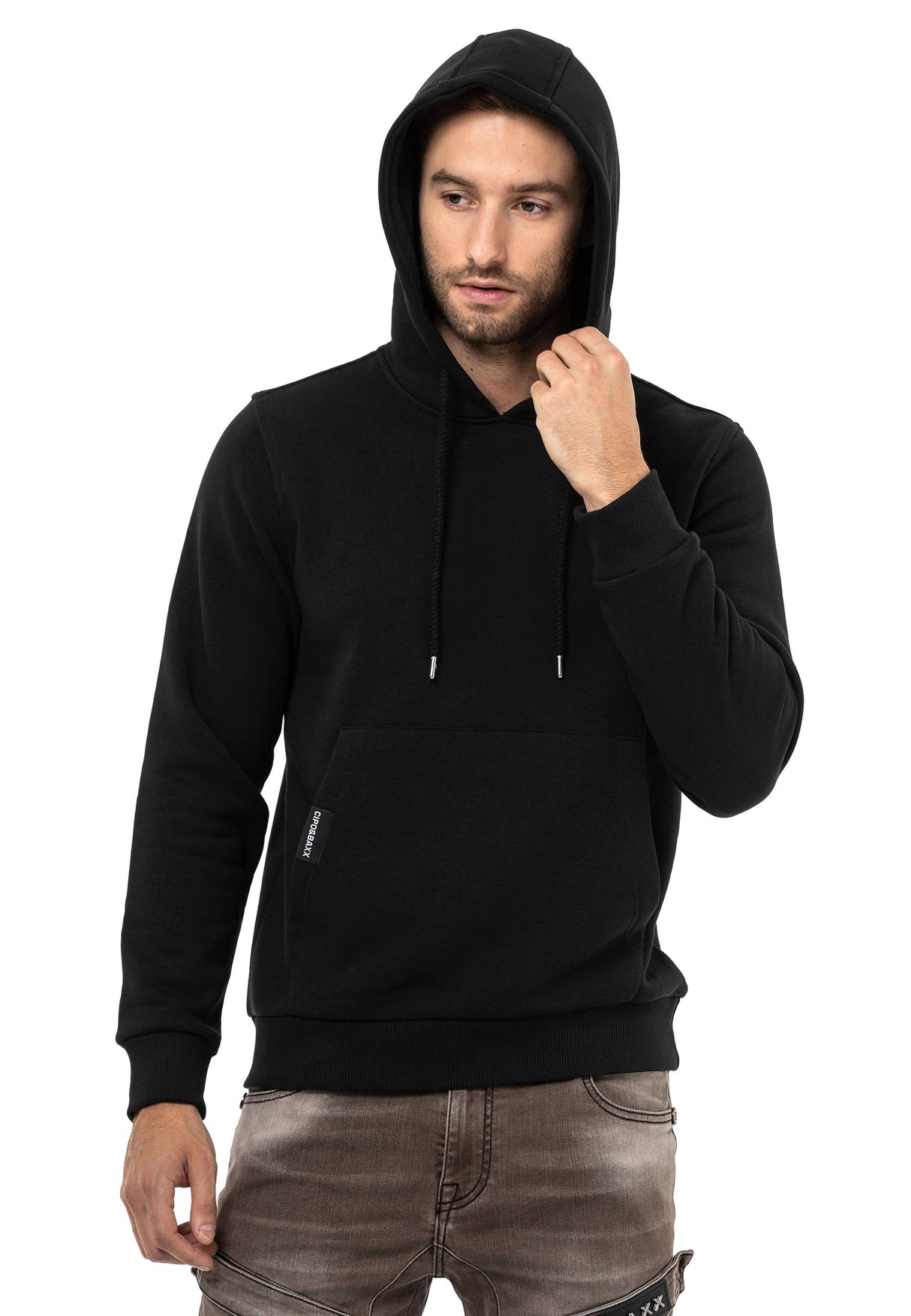 CL557 Basic Erkek Kapişonlu Sweatshirt