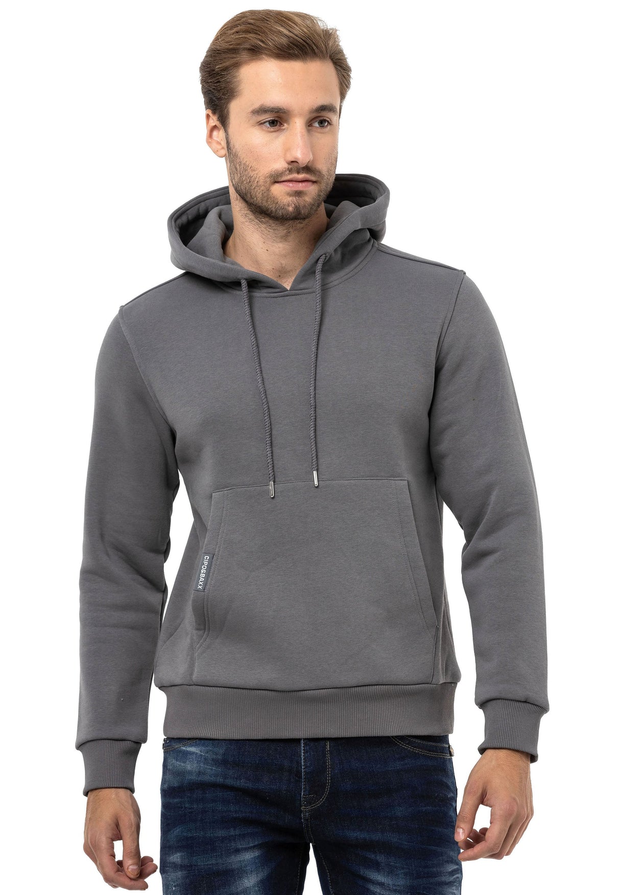 CL557 Basic Erkek Kapişonlu Sweatshirt