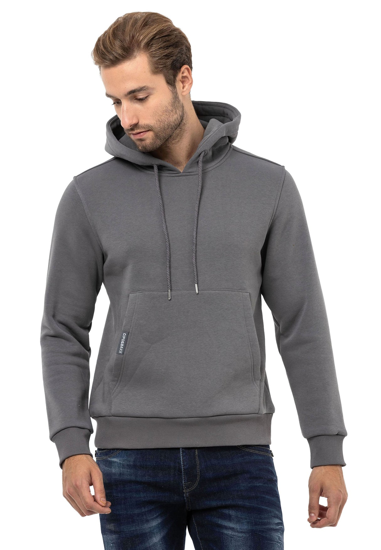 CL557 Basic Erkek Kapişonlu Sweatshirt