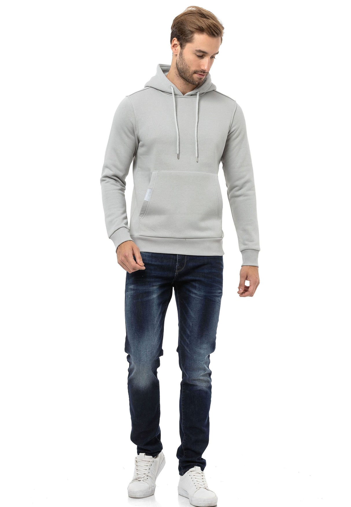 CL557 Basic Erkek Kapişonlu Sweatshirt