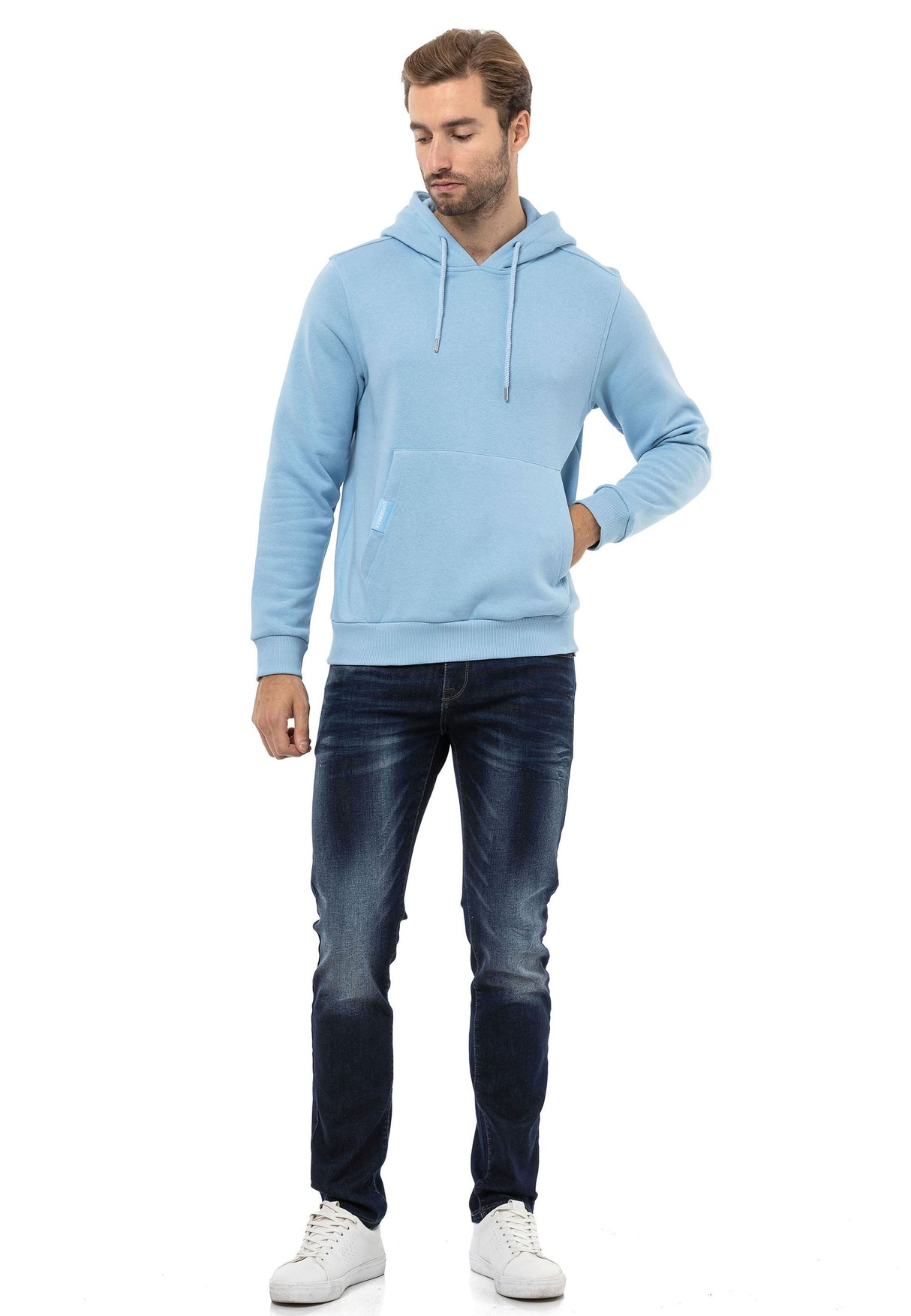 CL557 Basic Erkek Kapişonlu Sweatshirt