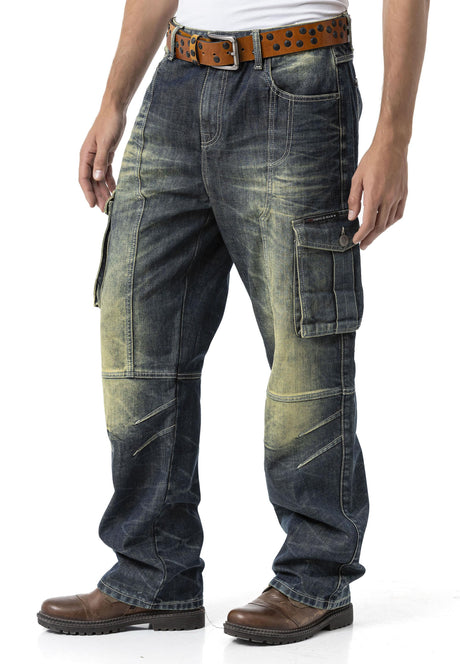 CD897 StreetFlow Baggy Men Jeans