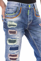 CD720 Neon Detaylı Erkek Jean Pantolon