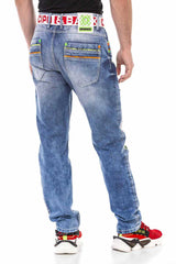 CD720 Neon Detaylı Erkek Jean Pantolon