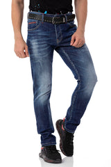 CD804 Koyu Basic Slim Erkek Jeans