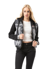 Kadın Jean Ceket Modern Tasarımlı Denim Jacket WJ234
