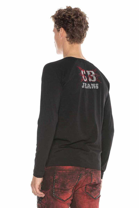 CL395 Parlak Taşlı KuruKafa Sweatshirt