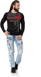 CL522 Desenli İnce Sweatshirt