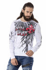 CL522 Desenli İnce Sweatshirt