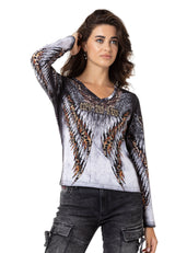 WL353  Uzun Kol  Kadın Sweatshirt