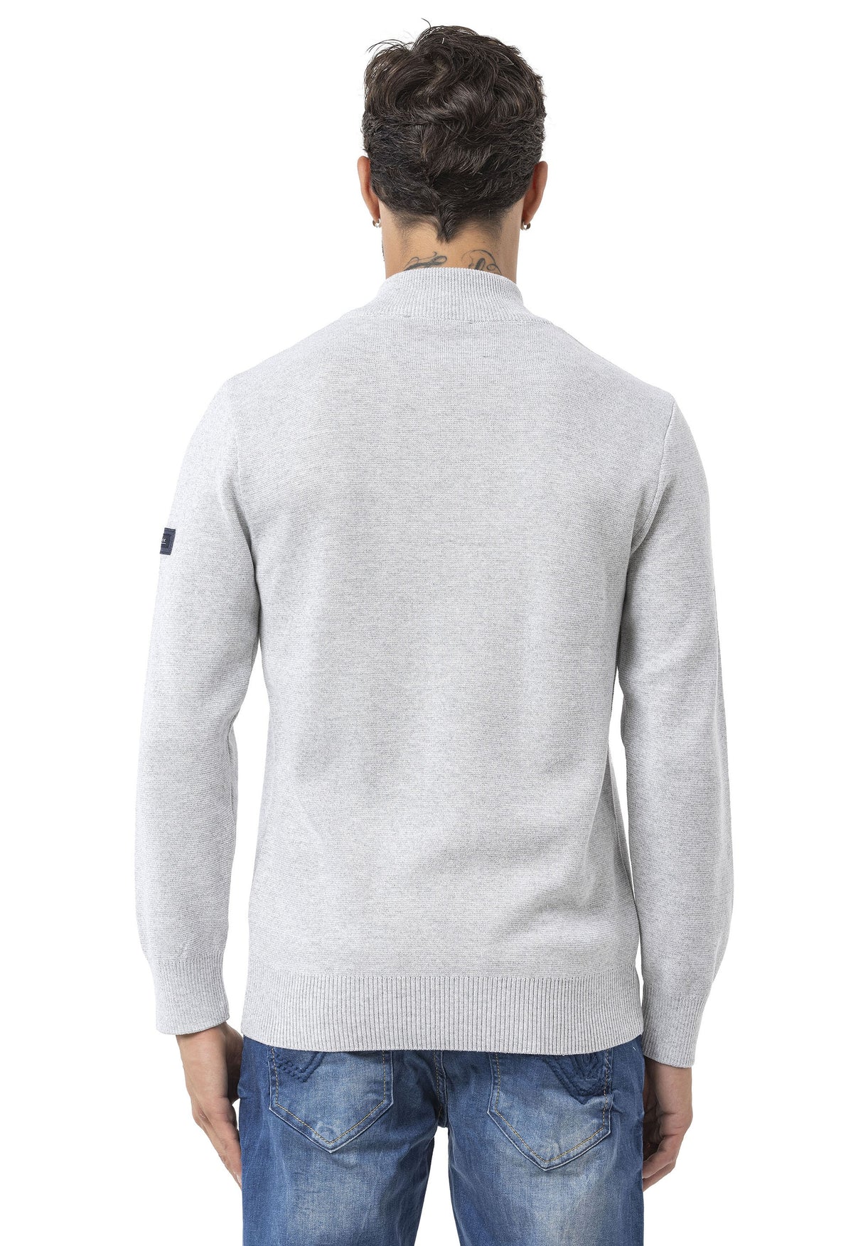 CP290 Erkek Fermuarlı Sweatshirt – Pamuklu konfor, sportif stille buluşuyor