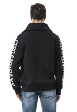 CL605 Erkek Yarım Fermuarlı Sweatshirt "LEGENDARY" Kol Baskılı ve Göğüs Logolu Kazak