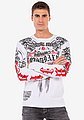 CL450 Parlak Baskılı İnce Sweatshirt