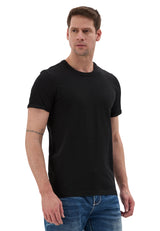 Erkek Basic Bisiklet Yaka Slim Fit Tişört CT854