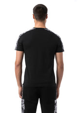 Erkek Regular Fit Desenli Kol Detaylı Modern Tişört CT817