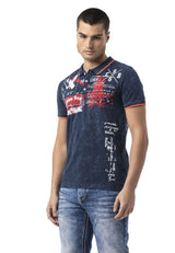 CT795 The Elite Knit Collar Flex Men T-Shirt