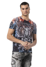 CT818 Pattern Storm Hype Men T-Shirt
