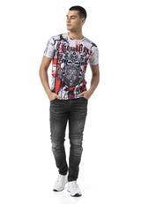 CT819 Vibe Revolution Pattern Men T-Shirt