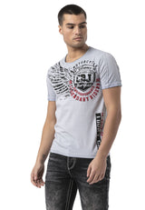 CT809 Erkek T-Shirt – Dikkat Çekici Ön Baskı & Modern Streetwear Tarzı