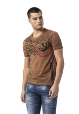 CT809 Erkek T-Shirt – Dikkat Çekici Ön Baskı & Modern Streetwear Tarzı