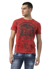 CT813 Erkek T-Shirt – Modern Baskılı, Rahat Kesim, Yumuşak Dokulu Günlük Üst