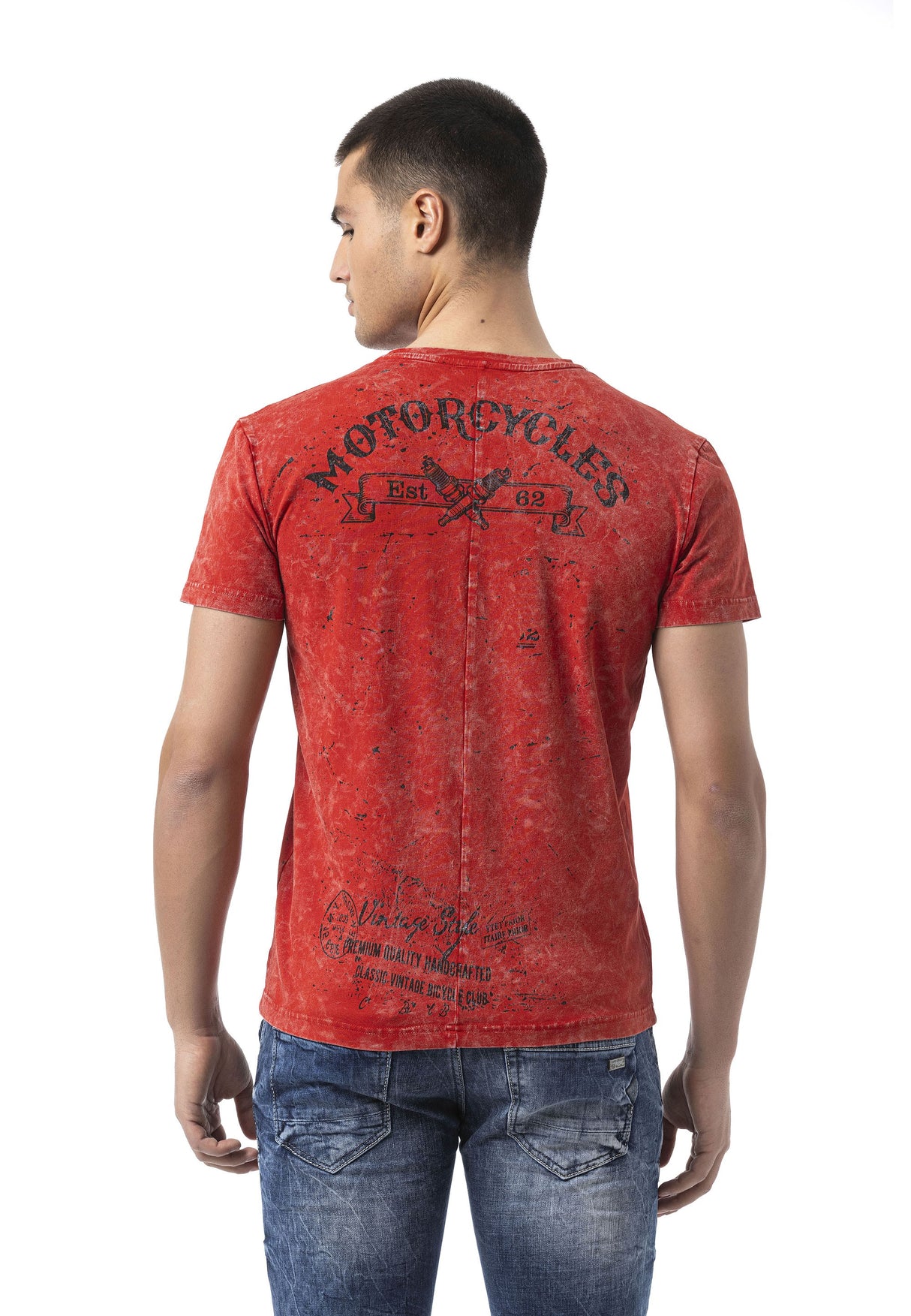 CT813 Erkek T-Shirt – Modern Baskılı, Rahat Kesim, Yumuşak Dokulu Günlük Üst