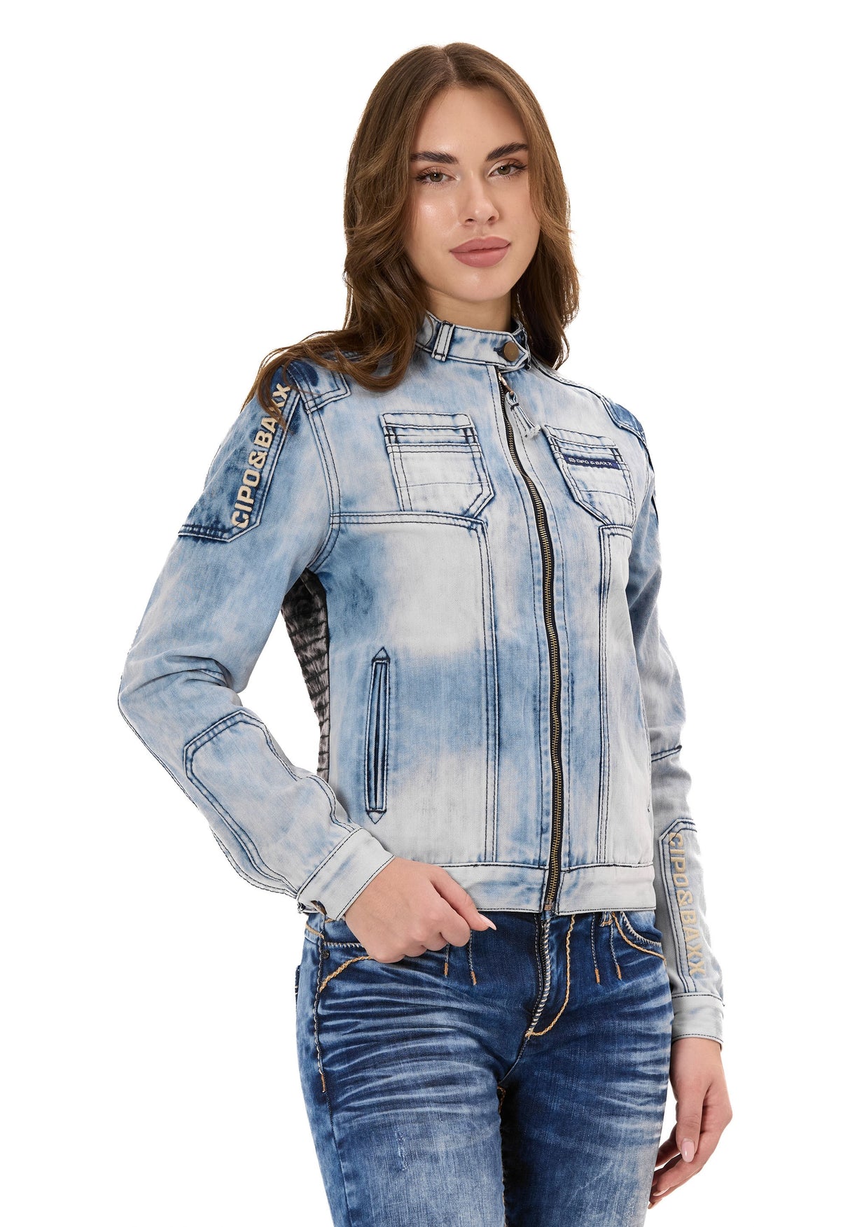 WJ233 Kadın Kot Ceket – Modern Kesim & Şık Detaylarla Trend Görünüm